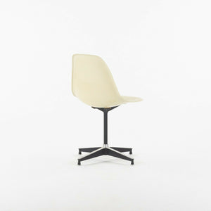 SOLD 1954 Herman Miller Eames PSC Side Shell Chair with Rare 671 Base and Ivory Shell