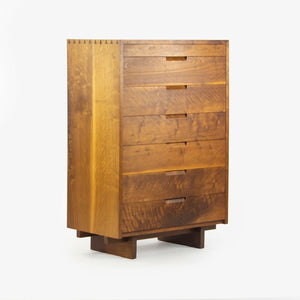SOLD 1993 Mira Nakashima George Nakashima Studio Tall Highboy Dresser 7 Drawer Chest
