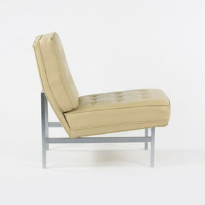 SOLD 1960s Florence Knoll Associates Armless 2551 Lounge Chair with Park Avenue Label