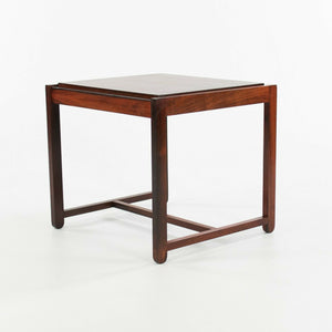 1960s Erik Buch Flip Top Rosewood Stool and Side Table for O.D. Mobler in Denmark