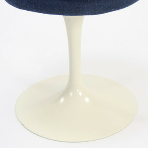 SOLD 1977 Eero Saarinen for Knoll Upholstered Pedestal Tulip Stools 152 S 2x Available