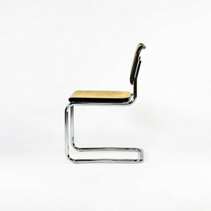 SOLD 2021 Pair of Marcel Breuer for Knoll Ebonized Beech Cesca Armless Dining Chairs