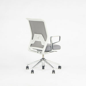 2015 Gray Vitra ID Mesh Desk Chairs by Antonio Citterio Polished Arms / Bases