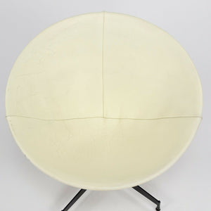 SOLD 1969 William Katavolos for Leathercrafter Bucket Chair with Original Leather