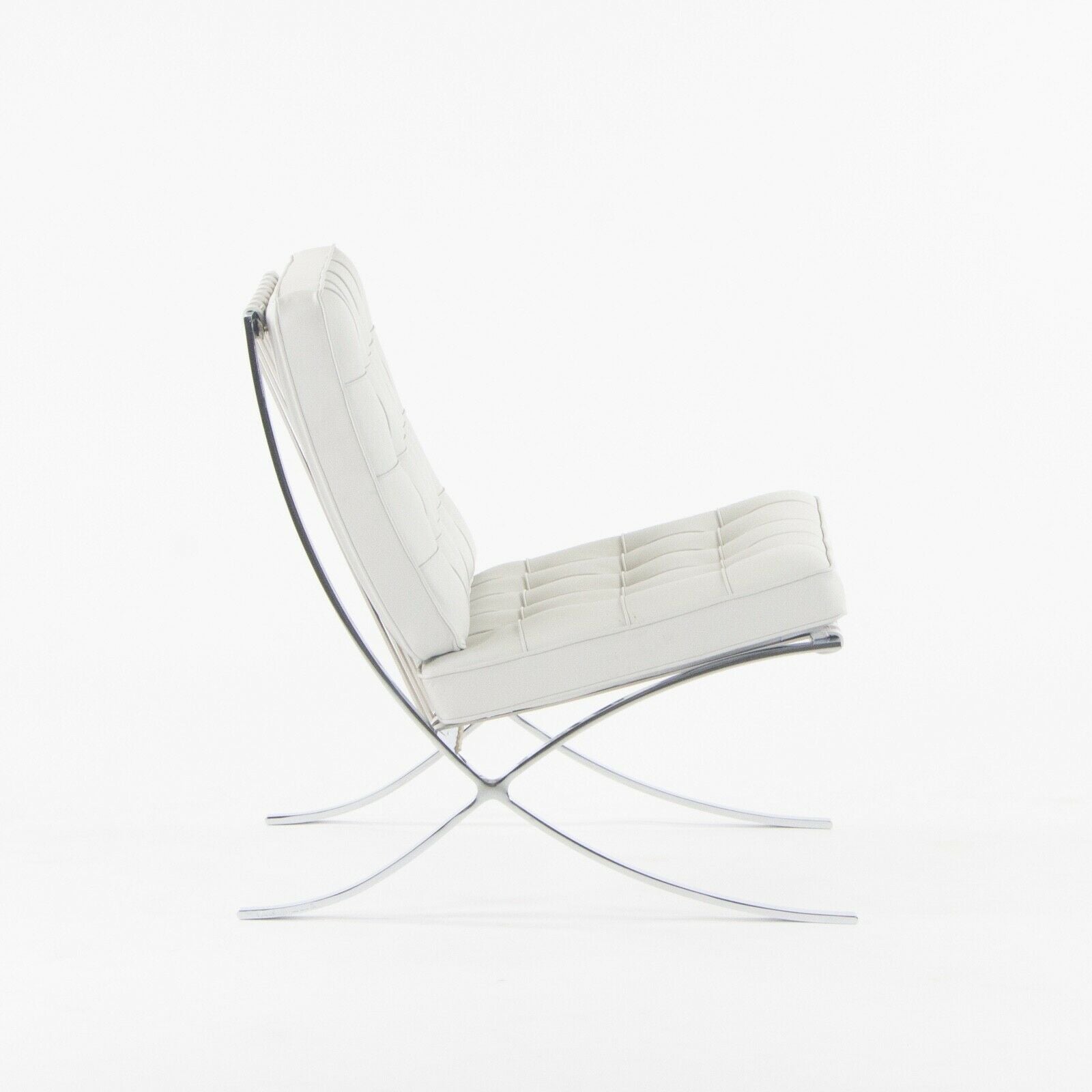 SOLD 2021 Mies van der Rohe Knoll Barcelona Chair in Acqua Puget Sound $8296 MSRP