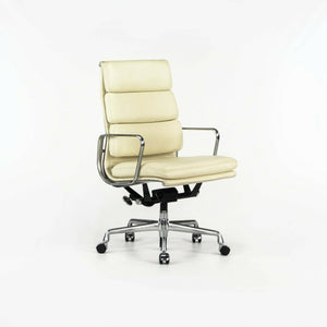 SOLD 2011 Herman Miller Eames Aluminum Group Executive Soft Pad Desk Chair Ivory 12+