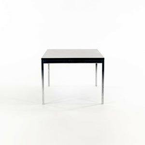 2012 Florence Knoll Ebonized Walnut and Chromed Steel 46 x 22 inch Coffee Table