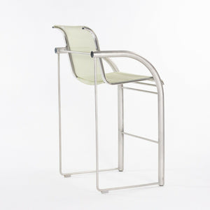 SOLD Prototype Richard Schultz 2002 Collection Stainless Bar Stool with Outdoor Mesh