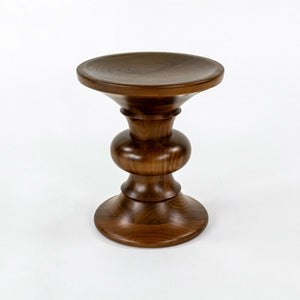 SOLD 2010s Herman Miller Eames Walnut Stool Shape B by Ray and Charles Eames