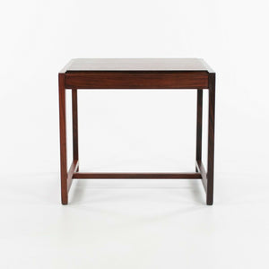 1960s Erik Buch Flip Top Rosewood Stool and Side Table for O.D. Mobler in Denmark