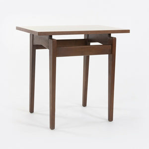 1950s Pair of Jens Risom Designs Inc Walnut & Laminate End Side Table Knoll Eames