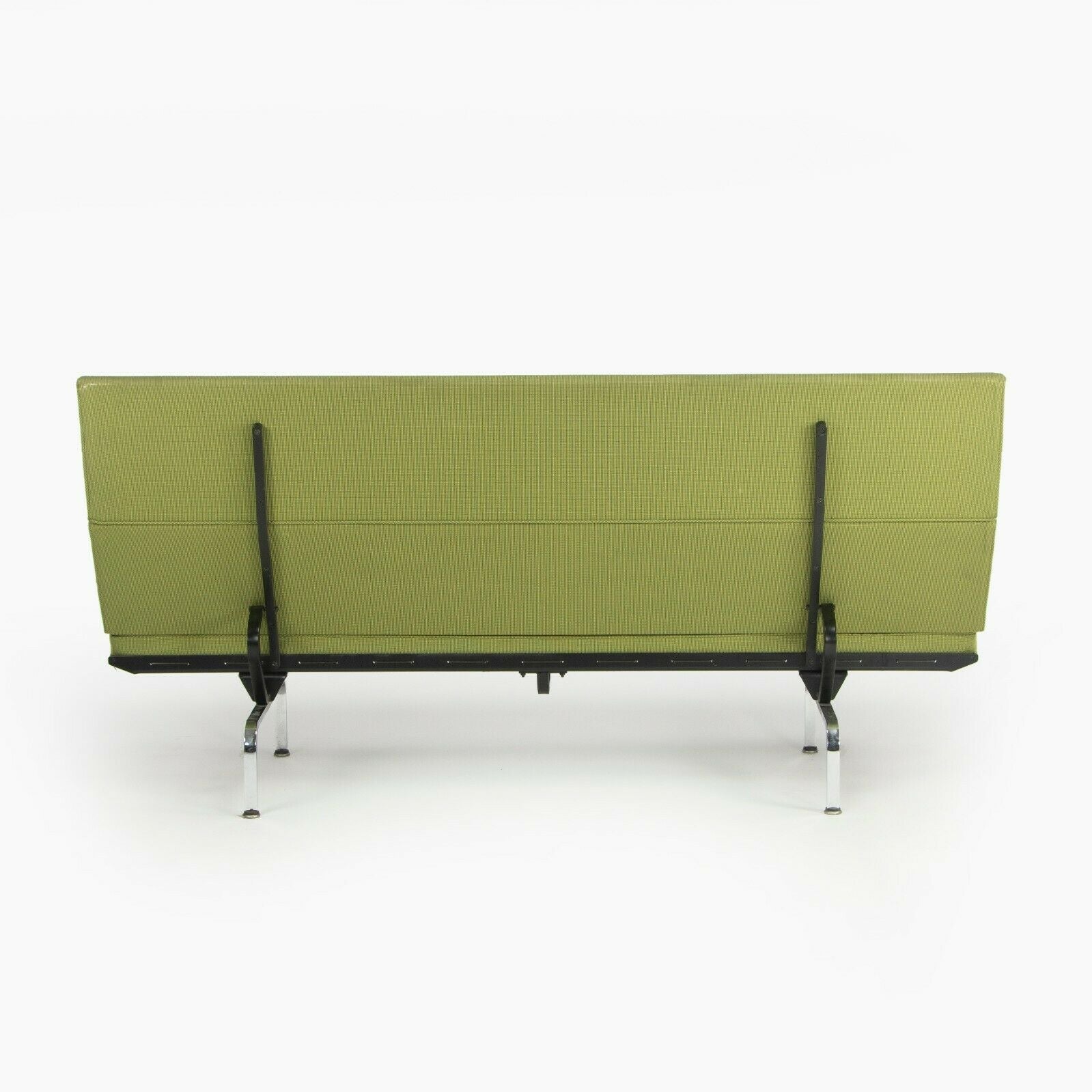 SOLD 2006 Herman Miller by Ray and Charles Eames Sofa Compact Green Fabric Upholstery