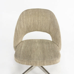 1974 Eero Saarinen for Knoll Rolling Executive Office Chairs Original Tan Fabric