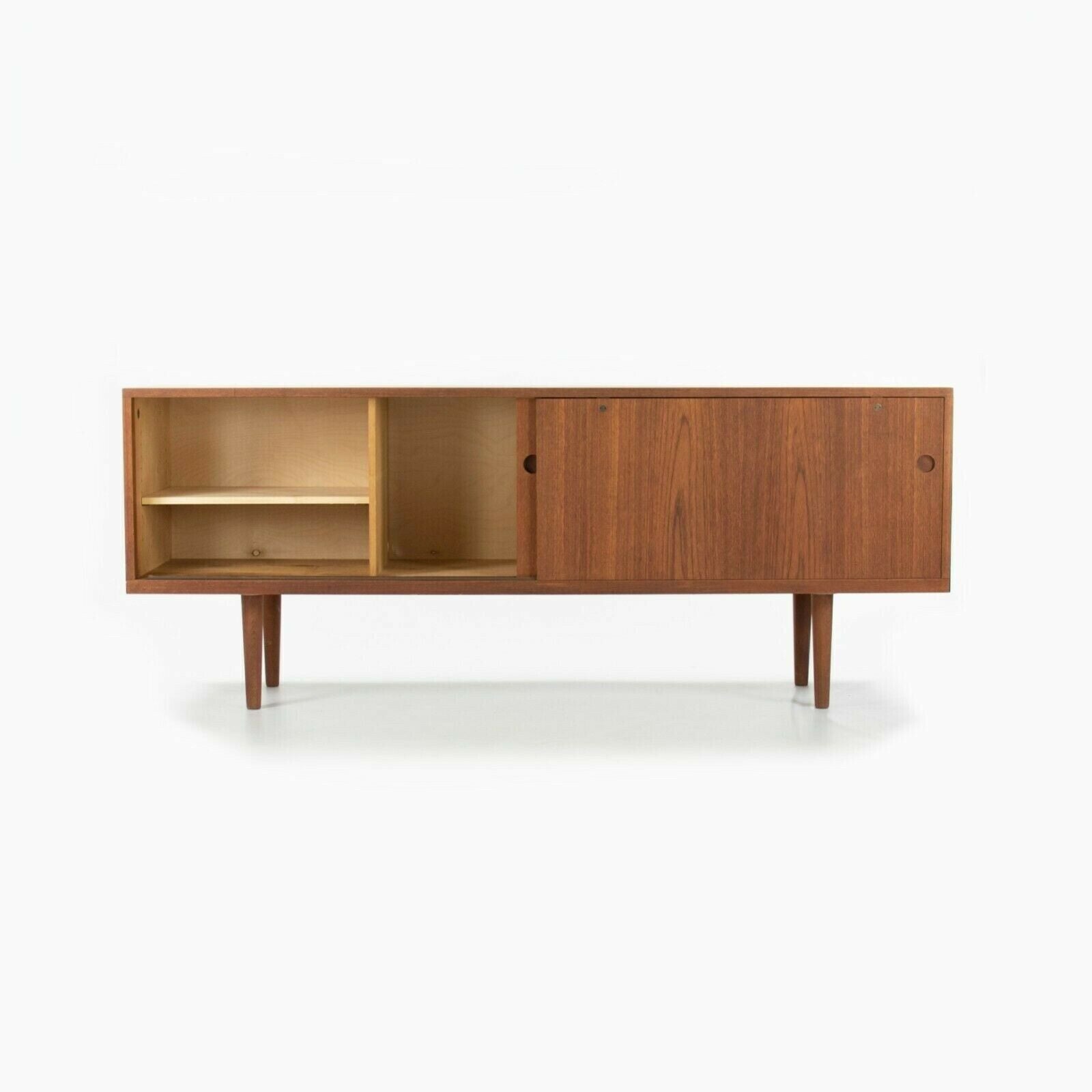 SOLD 1965 Hans J. Wegner Teak Credenza / Sideboard Cabinet by RY Mobler of Denmark