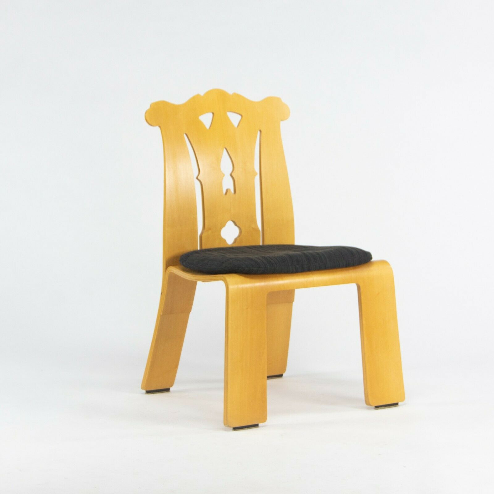 SOLD 1984 Robert Venturi + Denise Scott Brown Chippendale Chair for Knoll in Birch