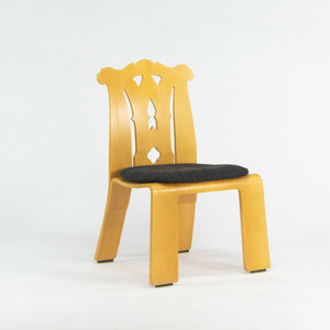 SOLD 1984 Robert Venturi + Denise Scott Brown Chippendale Chair for Knoll in Birch