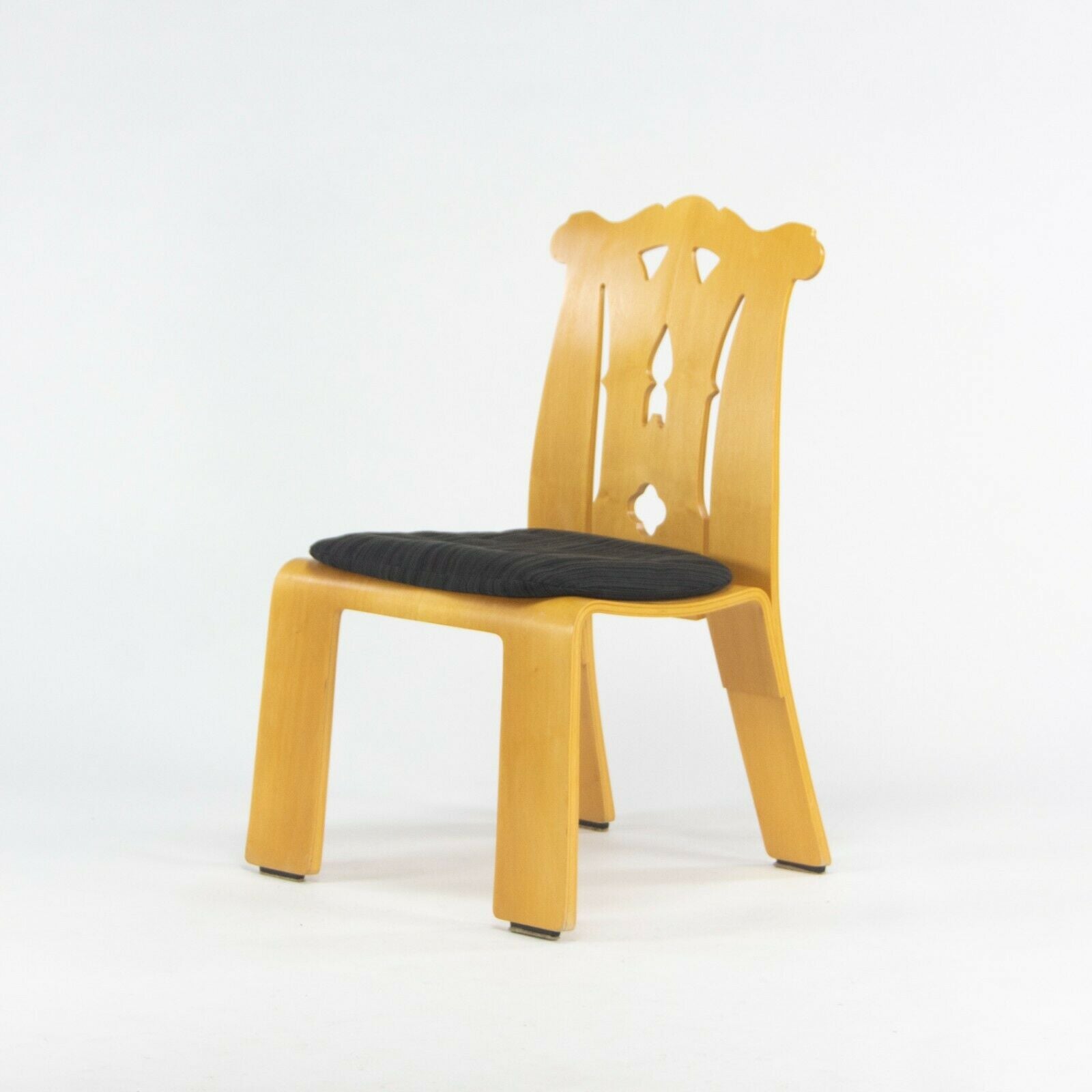 SOLD 1984 Robert Venturi + Denise Scott Brown Chippendale Chair for Knoll in Birch