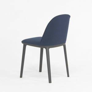 2018 Vitra Softshell Side Chair w/ Dark Blue Fabric by Ronan & Erwan Bouroullec