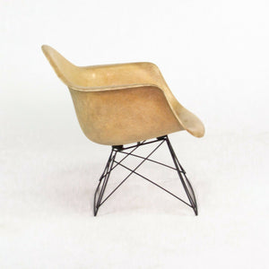 SOLD 1954 Herman Miller Eames Fiberglass LAR Arm Shell Lounge Chair Cats Cradle Base