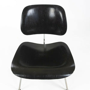 1952 Herman Miller Eames LCM Lounge Chair Metal Legs with Ebonized Wood Finish
