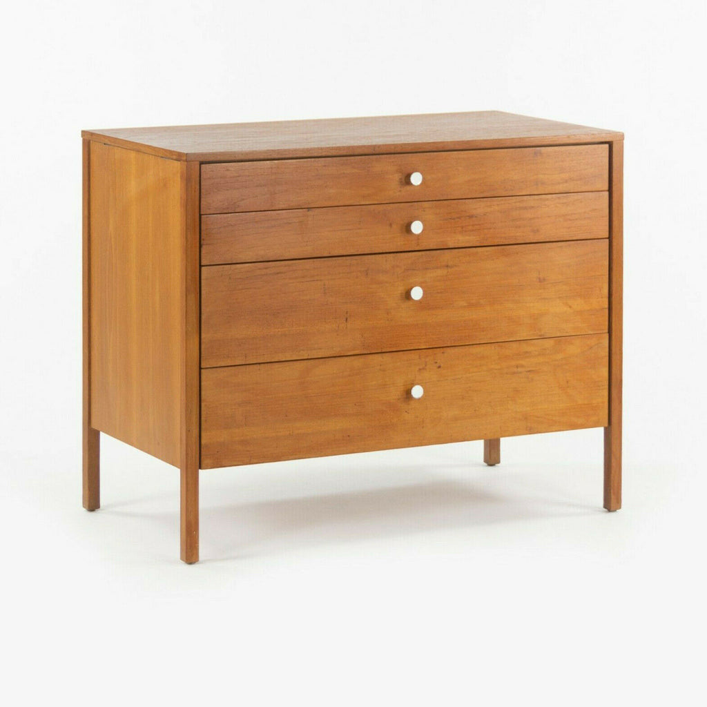 SOLD 1950s Florence Knoll for Knoll Associates Walnut 4 Drawer Dresser Credenza