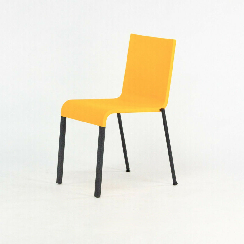 SOLD 2019 Maarten Van Severen .03 for Vitra Side Chair in Orange with Black Legs