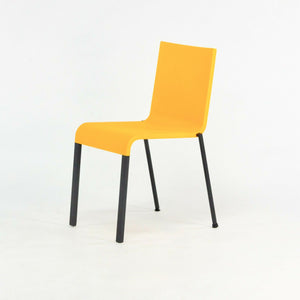 SOLD 2019 Maarten Van Severen .03 for Vitra Side Chair in Orange with Black Legs