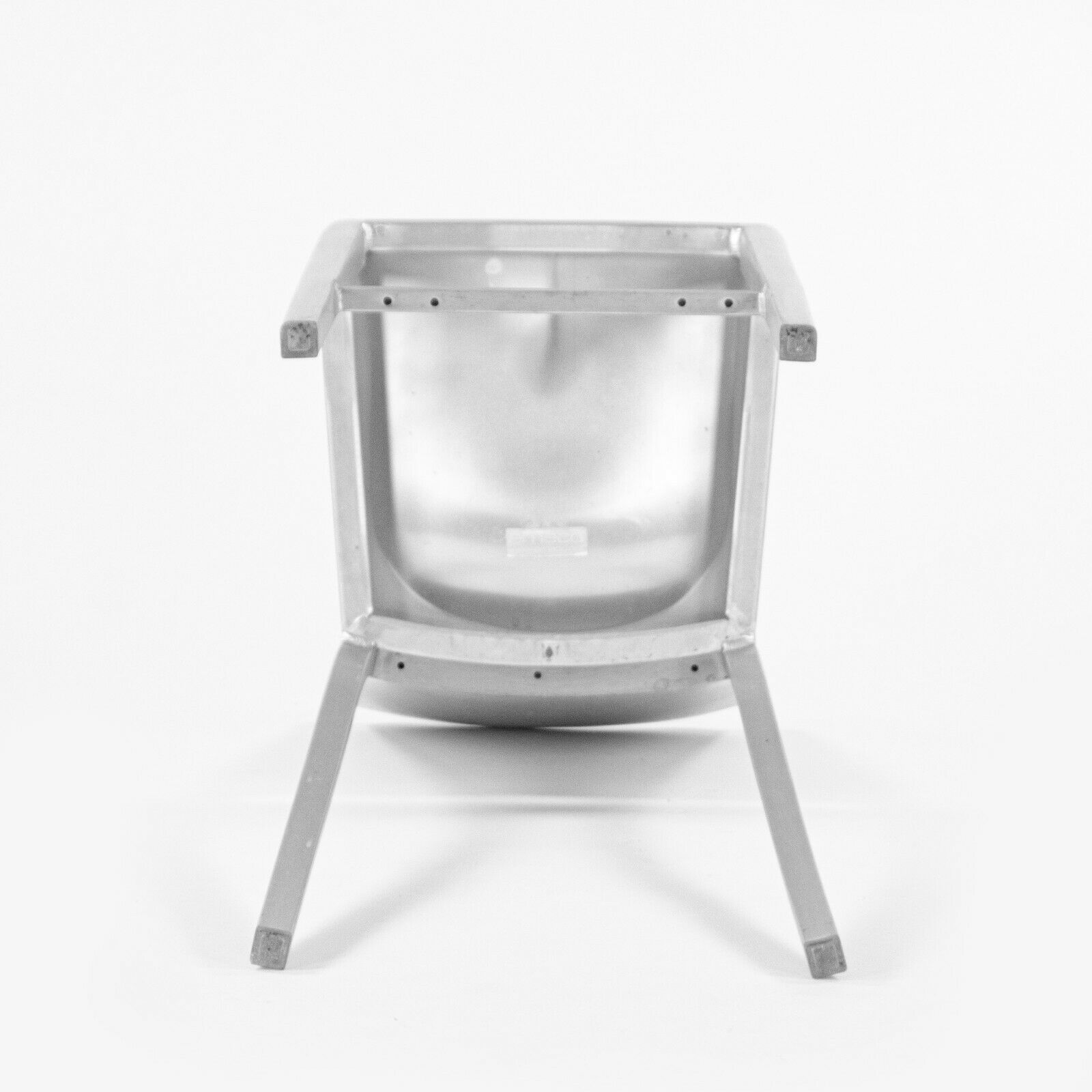SOLD 2010s Philippe Starck for Emeco Hudson Bar Stool Pair Brushed Aluminum Finish