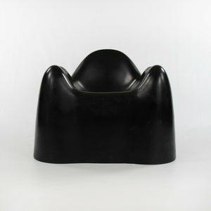 1970s Wendell Castle Molar Chair in Black Fiberglass by Northern Plastics of Syracuse