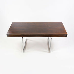 1959 4-Drawer Bodil Kjaer Desk for E. Pedersen & Son Brazilian Rosewood Made in Denmark