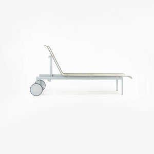 SOLD 2012 Richard Schultz 1966 Series Adjustable Chaise Lounge Chair in Silver 2 Available