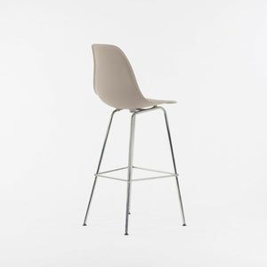 SOLD Ray and Charles Eames Herman Miller Molded Shell Bar Stool Chair Sparrow Grey