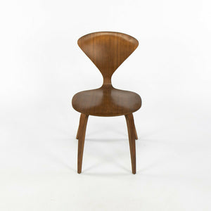 SOLD 2010 Pair of Cherner Chair Company Armless Dining Chairs in Walnut by Norman Cherner