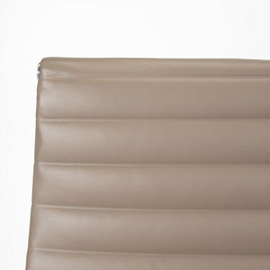2010s Eames Aluminum Group Executive Chair by Charles and Ray Eames for Herman Miller in Beige Leather