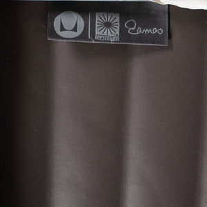 SOLD 2010s Herman Miller Eames Aluminum Group Executive High Back Desk Chair by Charles and Ray Eames for Herman Miller in Brown Leather