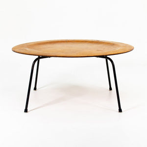 1953 CTM Coffee Table by Charles and Ray Eames for Herman Miller in Ash with Black Base