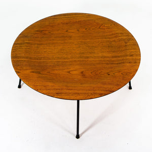 1953 CTM Coffee Table by Charles and Ray Eames for Herman Miller in Ash with Black Base