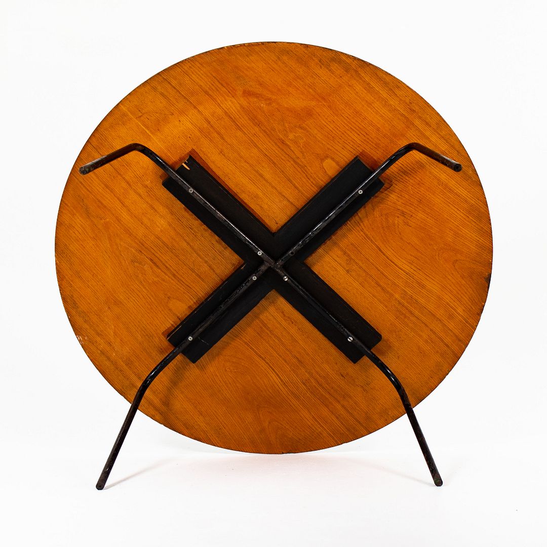 1953 CTM Coffee Table by Charles and Ray Eames for Herman Miller in Ash with Black Base