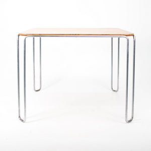 1970s Model B10 Dining Table by Marcel Breuer for General Fireproofing Company in Steel and Laminate