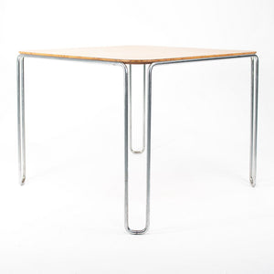 SOLD 1970s Model B10 Dining Table by Marcel Breuer for General Fireproofing Company in Steel and Laminate