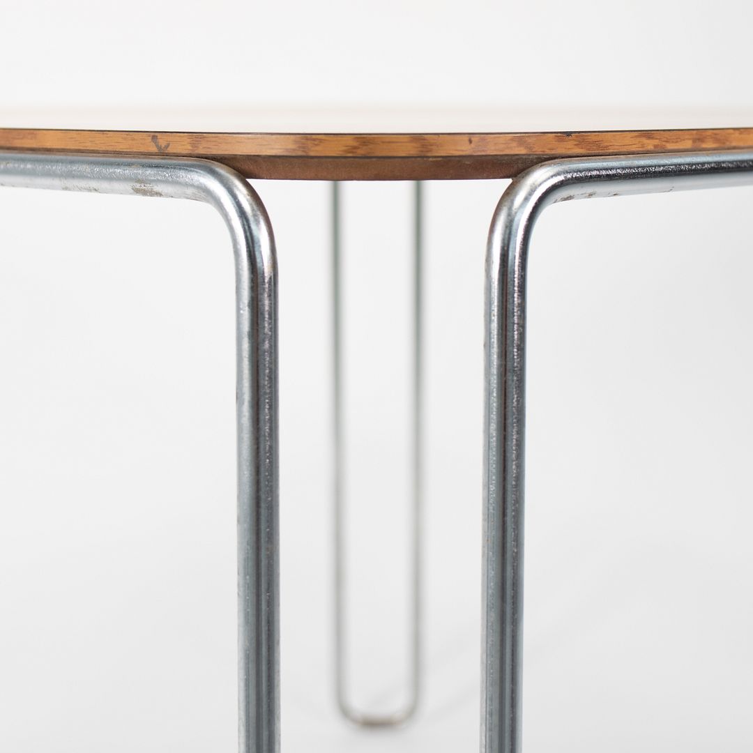 SOLD 1970s Model B10 Dining Table by Marcel Breuer for General Fireproofing Company in Steel and Laminate