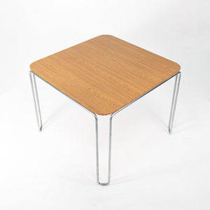 1970s Model B10 Dining Table by Marcel Breuer for General Fireproofing Company in Steel and Laminate