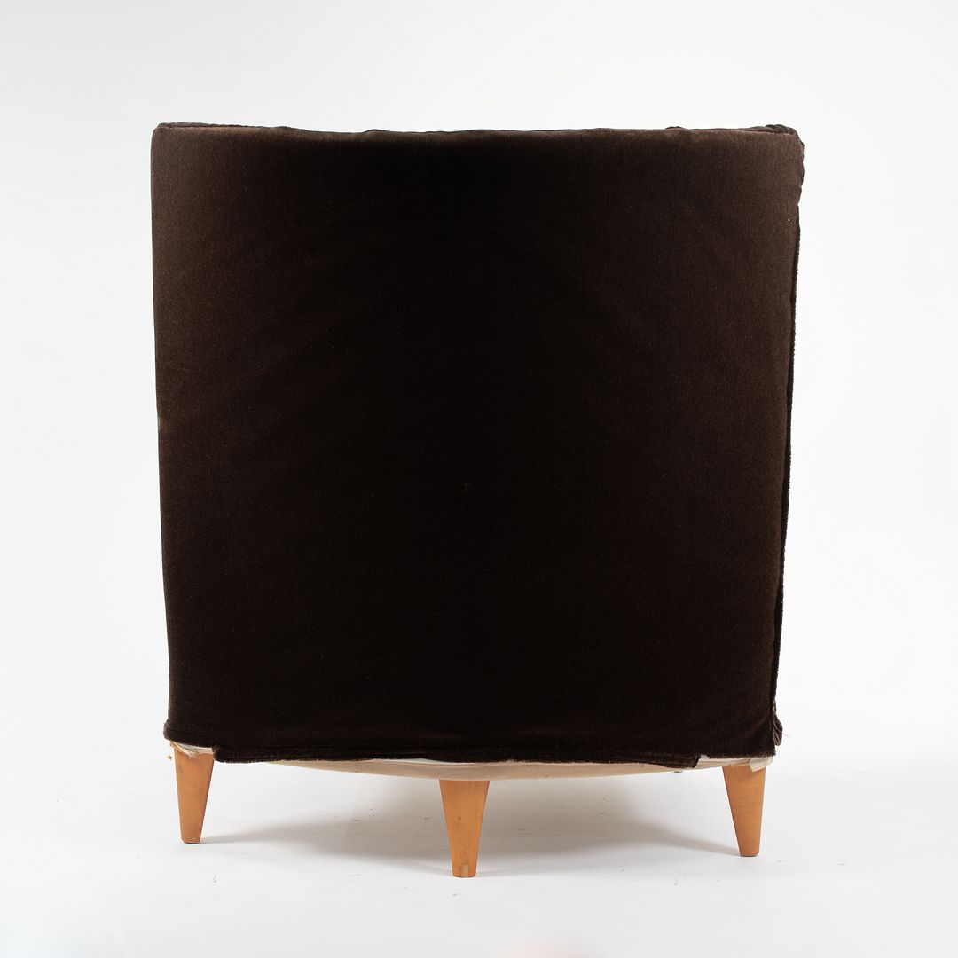 1990s Pair of Royalton Arm Chairs by Philippe Starck for Driade with Fabric Upholstery