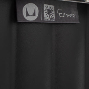 SOLD 2010s Aluminum Group Executive Chair by Charles and Ray Eames for Herman Miller in Black Leather