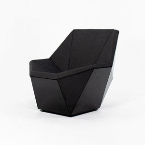 2021 Washington Prism Lounge and Ottoman by David Adjaye for Knoll in Gloss Black