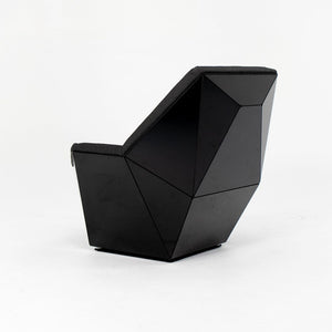 2021 Washington Prism Lounge and Ottoman by David Adjaye for Knoll in Gloss Black