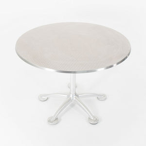 2000s Pensi Outdoor Table by Jorge Pensi for Knoll in Aluminum with Stainless Steel Disk Top