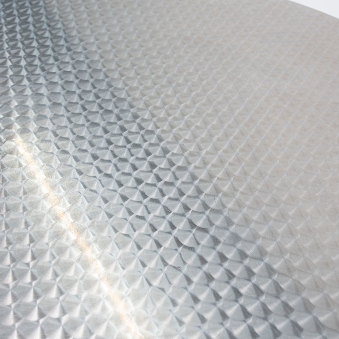 SOLD 2000s Pensi Outdoor Table by Jorge Pensi for Knoll in Aluminum with Stainless Steel Disk Top
