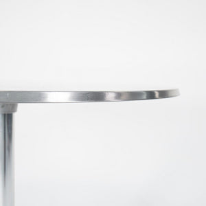SOLD 2000s Pensi Outdoor Table by Jorge Pensi for Knoll in Aluminum with Stainless Steel Disk Top