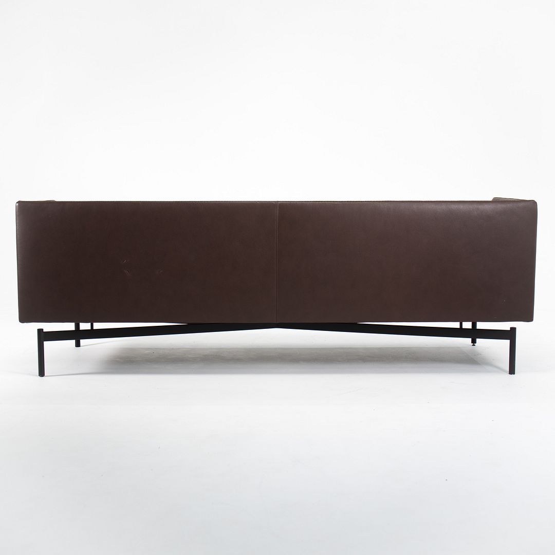 2019 Finale Sofa by Charles Pollock for Bernhardt Design in Brown Leather